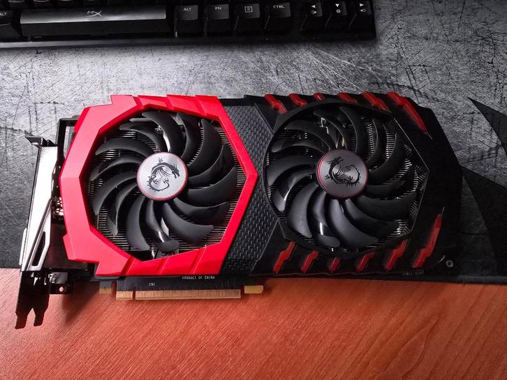 MSI GTX 1060 6GB, Computers en Software, Videokaarten, Gebruikt, Nvidia, PCI-Express 3.0, GDDR5, HDMI, DisplayPort, DVI, Ophalen of Verzenden