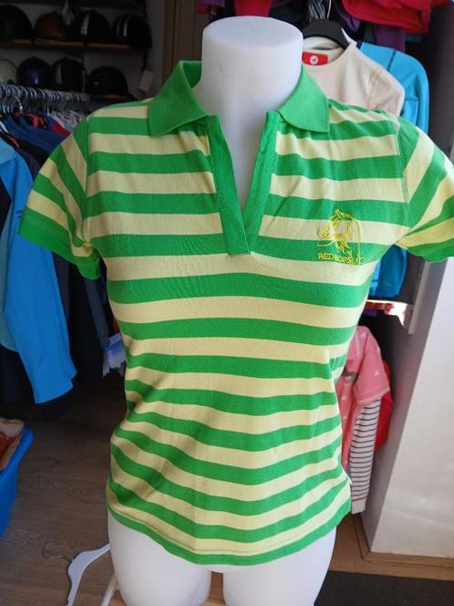 Groengestreepte Red Horse Caliber polo maat 164, Dieren en Toebehoren, Paardrijkleding, Nieuw, Kinderen, Bovenkleding, Dressuur