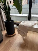 Crème kleurige bohemian sprei / plaid, Ophalen, Zo goed als nieuw