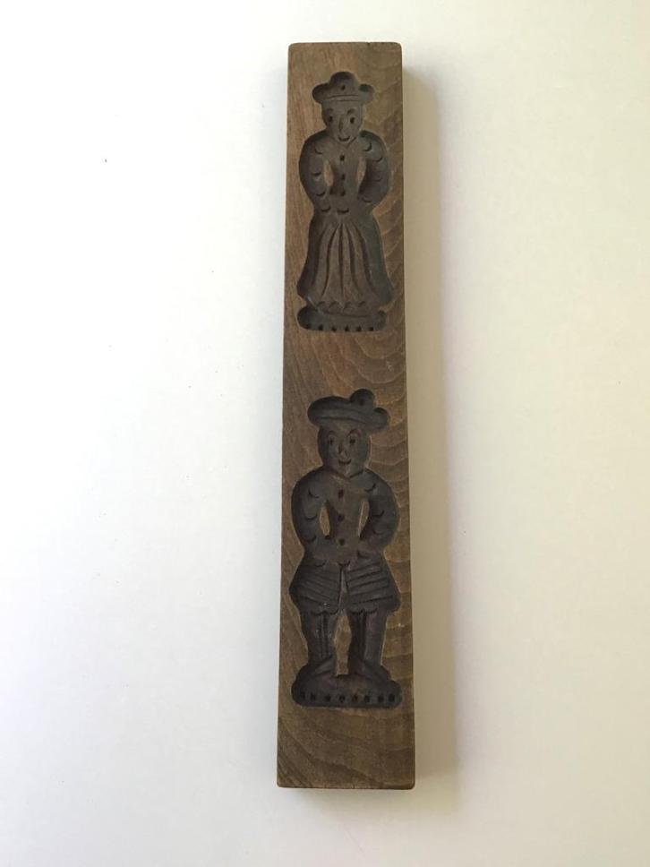 Speculaasplank 2 vrijers, Antiek en Kunst, Curiosa en Brocante, Ophalen of Verzenden