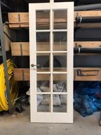 Paneeldeuren 4 stuks, Doe-het-zelf en Verbouw, Deuren en Horren, Gebruikt, Binnendeur, Ophalen of Verzenden, Glas