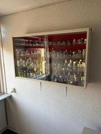 Vitrine kast hangend, Huis en Inrichting, Kasten | Vitrinekasten, Ophalen, Gebruikt, 100 tot 150 cm, Minder dan 100 cm