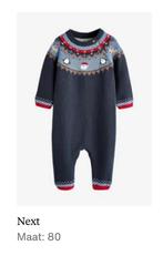 Next Knitted Baby Romper/Pyjama, Winter/Christmas, Size 80, Ophalen of Verzenden, Zo goed als nieuw, Jongetje of Meisje, Nacht- of Onderkleding
