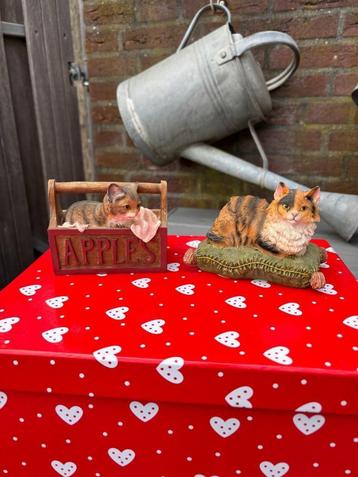 Francien's kattenbeeldjes 5 stuks beschikbaar voor biedingen