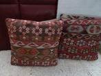 2 ANTIEKE TURKSE BOHO  KELIM KUSSENS ETNISCH WOL KERSTKADO, Ophalen of Verzenden