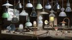 Antieke industriele hanglampen plafondlampen fabriekslamp, Metaal, 50 tot 75 cm, Ophalen