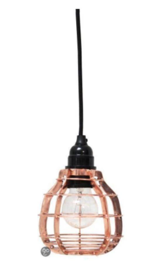 3 Hkliving Lab lamp - Hanglamp - met pendel - Koper Rose -, Huis en Inrichting, Lampen | Hanglampen, Minder dan 50 cm, Metaal