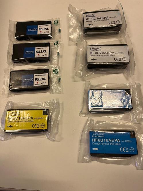 Hp inktpatronen (PrintAbout) type 953xl ( 8 stuks) : bieden, Computers en Software, Printerbenodigdheden, Nieuw, Cartridge, Ophalen of Verzenden