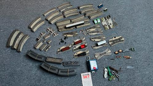 Modeltrein Märklin compleet spoor locomotief wagons en trafo, Hobby en Vrije tijd, Modeltreinen | H0, Gebruikt, Treinset, Wisselstroom