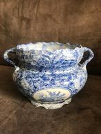 Antieke Bloempot Delfts Blauw Flamand Stijl., Antiek en Kunst, Antiek | Keramiek en Aardewerk, Ophalen of Verzenden