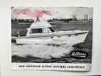 reclamefolder Hatteras-41 motorboot, VS 1964, Ophalen of Verzenden, Gebruikt, Overige typen