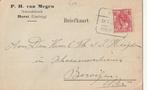 Horst, briefkaart Schoenfabriek van Megen. Gem. Horst aan de, Verzenden, 1920 tot 1940, Gelopen, Limburg