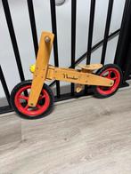 Houten loopfiets - goed met gebruikersporen, Kinderen en Baby's, Speelgoed | Buiten | Voertuigen en Loopfietsen, Ophalen, Gebruikt