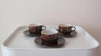 3 Retro espresso kopjes, nieuw., Nieuw, Ophalen of Verzenden, Effen, Kop(pen) en/of Schotel(s)
