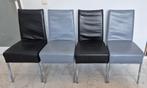 Gratis vier eetkamerstoelen, Ophalen, Gebruikt, Vier, Grijs