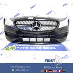 W117 CLA Facelift AMG Voorbumper 2013-2019 origineel zwart c, Gebruikt, Ophalen of Verzenden, Bumper, Mercedes-Benz