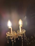 Maria Theresia wandlampjes, Ophalen, Gebruikt, Glas