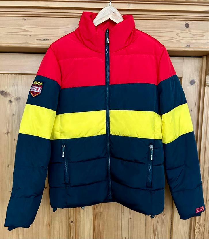 Superdry Herenjas Maat M - Zo goed als nieuw!, Kleding | Heren, Jassen | Winter, Zo goed als nieuw, Maat 48/50 (M), Zwart, Ophalen of Verzenden