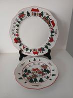 Mason's Christmas Village dinerbord en ontbijtbord., Diversen, Ophalen of Verzenden