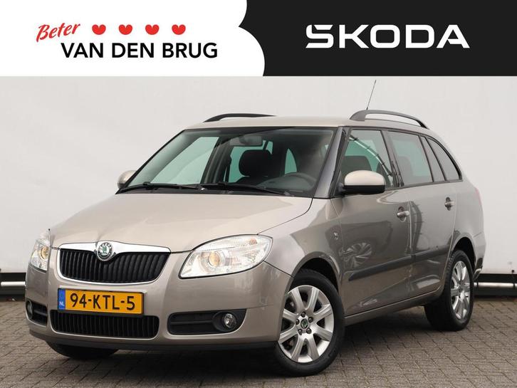 Skoda Fabia Combi 1.6-16V Ambition 105 pk Automaat | Cruise, Auto's, Skoda, Bedrijf, Te koop, Fabia, ABS, Airbags, Airconditioning