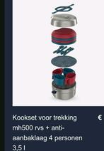 Kookset voor camping., Ophalen, Zo goed als nieuw