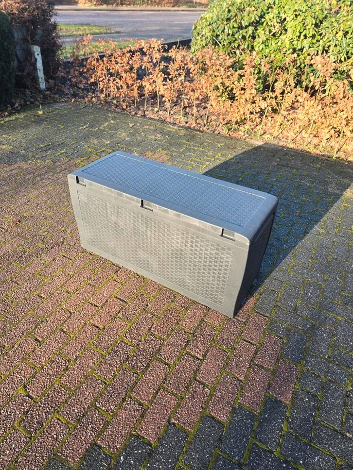 Tuinkussenbox - Ideaal voor opslag!, Tuin en Terras, Tuinmeubel-accessoires, Zo goed als nieuw, Ophalen