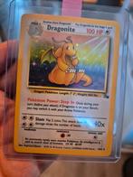 Pokemon kaart Dragonite 4/62 Fossil engels, Ophalen of Verzenden, Gebruikt, Losse kaart, Foil
