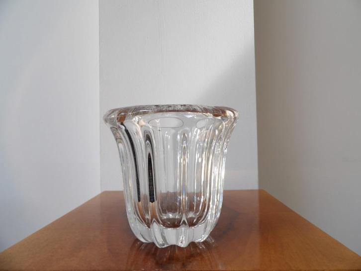 Art Deco Val st Lambert Fifties Vaasje, Kristal, Antiek en Kunst, Antiek | Vazen, Ophalen of Verzenden