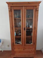 Grenen kast met leuke details ., Huis en Inrichting, Kasten | Wandmeubels, Ophalen, Gebruikt, Minder dan 150 cm, 25 tot 50 cm