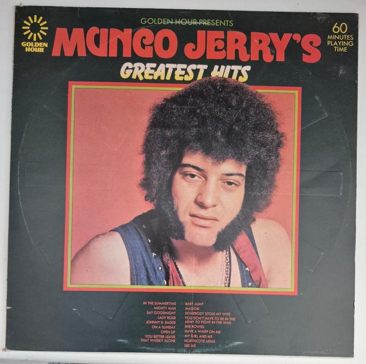 Mungo Jerry. Greatest hits., Cd's en Dvd's, Vinyl | Pop, 1960 tot 1980, 12 inch, Ophalen of Verzenden