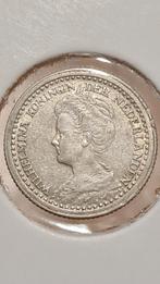 10 cent 1919 #2, Postzegels en Munten, Munten | Nederland, Zilver, Ophalen of Verzenden, 10 cent, Koningin Wilhelmina