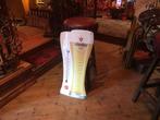 Mooi groot Emaille reclamebord thermometer Wiecks bier, Verzenden, Gebruikt, Reclamebord