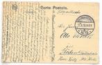 WO1, Duitse Veldpost België "Kaart naar Halle"1915, Postzegels en Munten, Brieven en Enveloppen | Buitenland, Overige typen, Ophalen of Verzenden