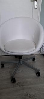 Bureaustoel wit, Huis en Inrichting, Ophalen, Gebruikt, Wit