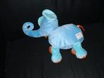 IKEA OLIFANT BARNSLIG ELEFANT VELOURS BLAUW MET, Ophalen of Verzenden, Nieuw, Overige typen