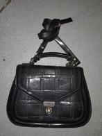 Vintage Zwarte Handtas, Ophalen of Verzenden, Gebruikt, Zwart, Handtas