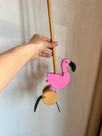 Loopeend houten  Flamingo, Kinderen en Baby's, Speelgoed | Houten speelgoed, Ophalen of Verzenden, Zo goed als nieuw
