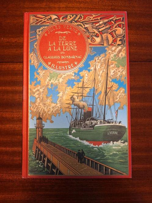 De la Terre a la Lune - Jules Verne & Claudius Bombarnac, Boeken, Taal | Frans, Zo goed als nieuw, Ophalen of Verzenden