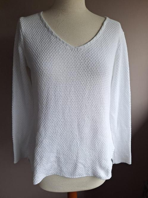 Nieuwe witte stretch trui van Blanc du Nil, maat S/36, Kleding | Dames, Truien en Vesten, Nieuw, Maat 36 (S), Wit, Ophalen of Verzenden