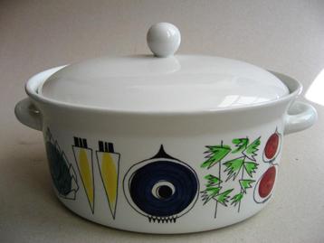 Retro: Zweeds design Picknick Rohrstrand ovenschaal, 1956 beschikbaar voor biedingen