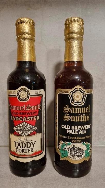 Set van 2 Samuel Smith's – Old Brewery Tadcaster (1988), Verzamelen, Biermerken, Zo goed als nieuw, Glas of Glazen, Overige merken