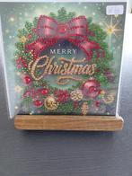 Klassieke kerstkaart Diamond painting, Ophalen, Nieuw, Kerst