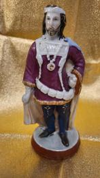 Antiek beeldje porselein staffordshire koning arthur, Ophalen of Verzenden