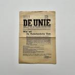 Krant De Unie, propagandanummer, September 1940, Verzamelen, Militaria | Tweede Wereldoorlog, Ophalen of Verzenden, Overige soorten