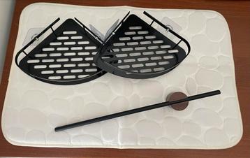 Badkamer Accessoires Set - Hoekrekken & Handdoekhouder beschikbaar voor biedingen