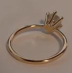 Verlovingsring 14k Goud met natuurlijke Diamant, Nieuw, Ophalen of Verzenden, 17 tot 18, Met edelsteen