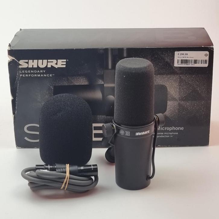 Shure SM7B Microfoon | Nette staat, Muziek en Instrumenten, Microfoons, Zo goed als nieuw