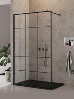 DOUCHEWAND 100x200 cm ZWART MAT 8mm glas - UITVERKOOP, Ophalen, Nieuw