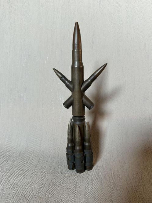 Trench art punten - oorlogskunst - LEEG, Verzamelen, Militaria | Algemeen, Landmacht, Hulzen of Bodemvondsten, Overige gebieden