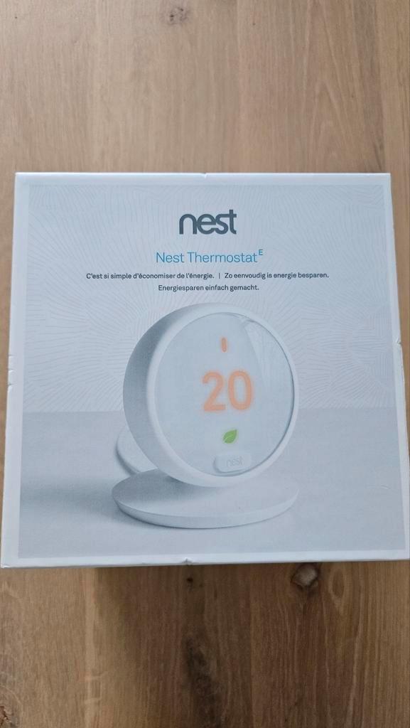 Nest Thermostaat E - Slimme Thermostaat, Doe-het-zelf en Verbouw, Thermostaten, Gebruikt, Slimme thermostaat, Ophalen of Verzenden